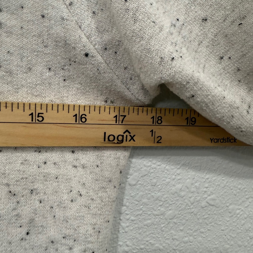 Daytrip Speckled Cowl Neck Long Sleeve Sweater Top Women's Medium Light Gray - Picture 5 of 7